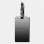黒いおよび灰色の太陽の荷物のラベル ラゲッジタグ (裏面縦)