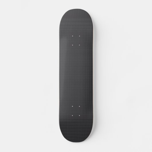 黒いおよび灰色カーボン繊維ポリマー スケートボード (正面)