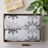 黒いおよび灰色ティッシュペーパーを日に晒します 薄葉紙 (ギフト)