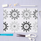 黒いおよび灰色ティッシュペーパーを日に晒します 薄葉紙 (クラフト)