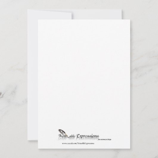 黒いおよび紫色のゴシック様式スクロール誕生日の招待状 招待状 (裏面)