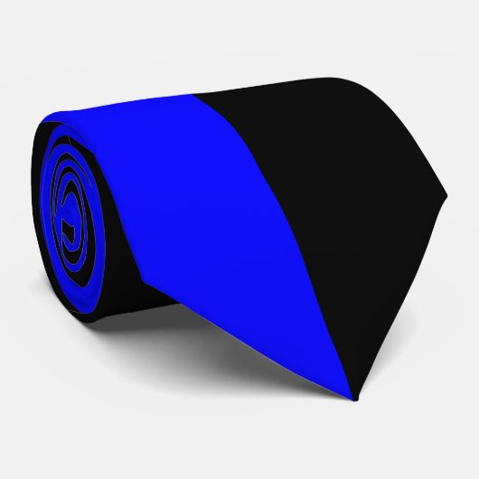 黒いおよび青2色のタイ ネクタイ (ロール)