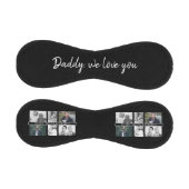 黒いお父さんと子供たちと家族のパパ6枚写真 野球ボール (パネル)