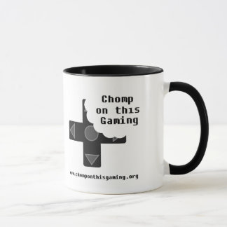 黒いかみ傷のDパッドのコーヒー・マグ マグカップ