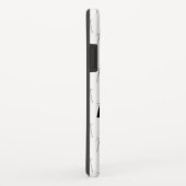 黒いかわいい猫-及び白いパターン Case-Mate iPhoneケース (裏面/右)