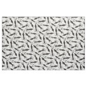 黒いか模様 ファブリック (ファットクウォーター)