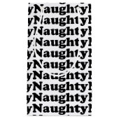 黒いけな白パタおもしろいン可愛い スモールペーパーバッグ (正面)