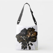 黒いこうもりはショルダー・バッグを交差させます クロスボディバッグ (正面)