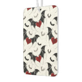 黒いこうもり翼を持つハロウィーンハート カーエアーフレッシュナー (左)