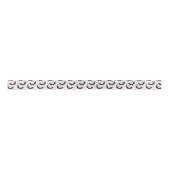 黒いこうもり翼を持つハロウィーンハート サテンリボン (正面)