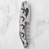 黒いこうもり翼を持つハロウィーンハート ソムリエナイフ (裏面)