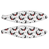 黒いこうもり翼を持つハロウィーンハート バスケットボール (パネル)