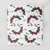 黒いこうもり翼を持つハロウィーンハート ロイヤリティカード (外部開封)