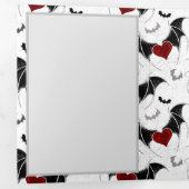 黒いこうもり翼を持つハロウィーンハート 三つ折りプログラム (内部最初)