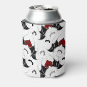 黒いこうもり翼を持つハロウィーンハート 缶クーラー (缶裏面)