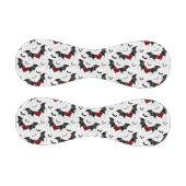 黒いこうもり翼を持つハロウィーンハート 野球ボール (パネル)