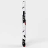 黒いこうもり翼を持つハロウィーンハート Case-Mate iPhoneケース (裏面/右)