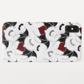 黒いこうもり翼を持つハロウィーンハート Case-Mate iPhoneケース (裏面(横))
