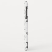 黒いこうもり翼を持つハロウィーンハート Case-Mate iPhoneケース (裏面/左)