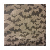 黒いこうもり タイル (正面)