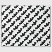 黒いこうもり ラッピングペーパー (フラット)