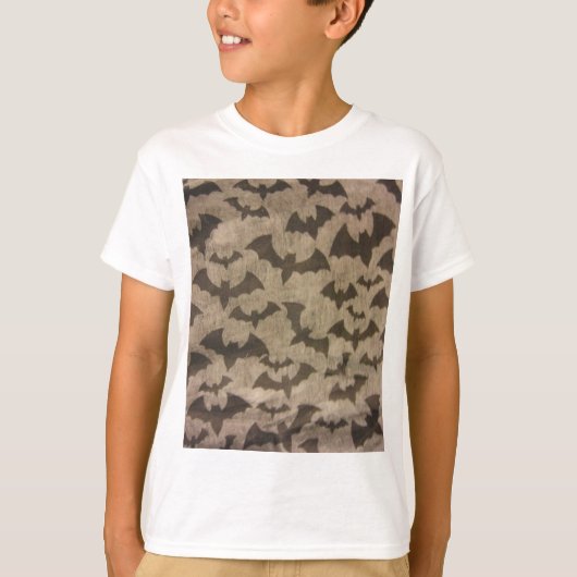 黒いこうもり Tシャツ (正面)