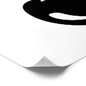 黒いさくらんぼ ポスター (角)