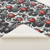 黒いちご、白いちご、赤いちご シェルパブランケット (3/4)