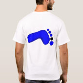 黒いつま先のワイシャツ Tシャツ (裏面)