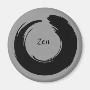 黒いですか灰色の禅の磁石 マグネット