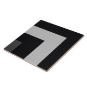 黒いですか灰色色のコーナー(MB) タイル (側面)