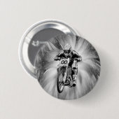 黒いですか白によって発破を掛ける土のバイク 缶バッジ (正面&裏面)