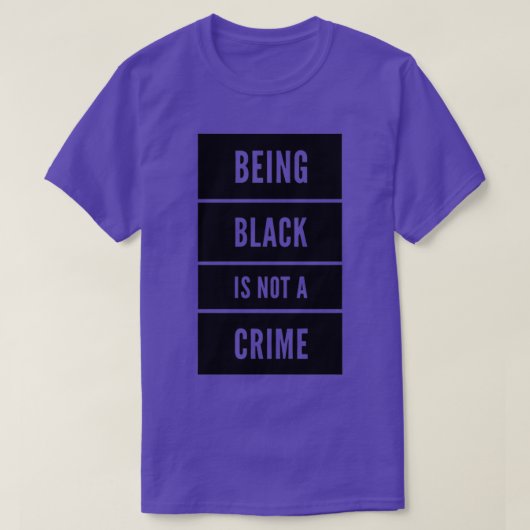 黒いのは犯罪ではない4 Tシャツ (デザイン正面)