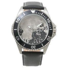 黒いの後ろ葉に過ぎ 腕時計