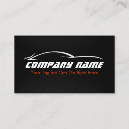 、黒いの車、自動車、カーボン繊維の名刺赤い 名刺