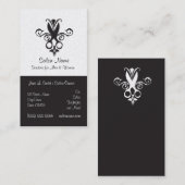 黒いはさみ 名刺 (正面/裏面)