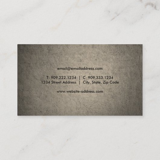 黒いはすの花の名刺 名刺 (裏面)