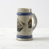 黒いひげの海賊 ビールジョッキ (正面右)