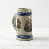 黒いひげの海賊 ビールジョッキ (正面左)