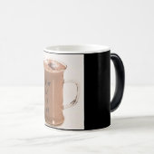 黒いまたは白11のozの変形させるマグ モーフィングマグカップ (正面右)