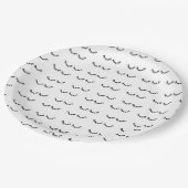 黒いまつげ ペーパープレート (アングル)