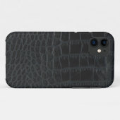 黒いわに皮のiPhone 5の箱 Case-Mate iPhoneケース (裏面(横))