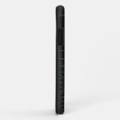 黒いわに皮のiPhone 5の箱 Case-Mate iPhoneケース (裏面/右)