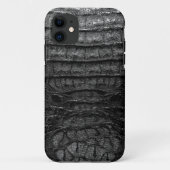 黒いわに皮 Case-Mate iPhoneケース (裏面)