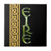 黒いアイルランド語 タイル (正面)