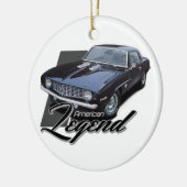 黒いアメリカの伝説 セラミックオーナメント (左)