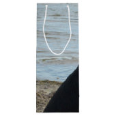 黒いアルザスのシルエット ワインギフトバッグ (裏面)