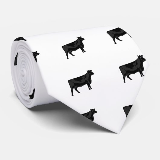 黒いアンガス ネクタイ (ロール)