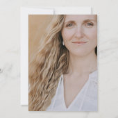 黒いアーチ写真永遠に我々のハート死 案内状 (裏面)