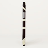 黒いイギリス旗の覆い Case-Mate iPhoneケース (裏面/右)